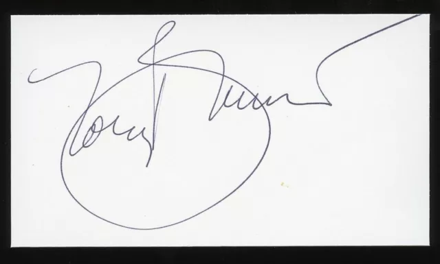 Tony Bennett signed autograph auto 2x3.5 cut Jazz and Pop Singer JSA Certified