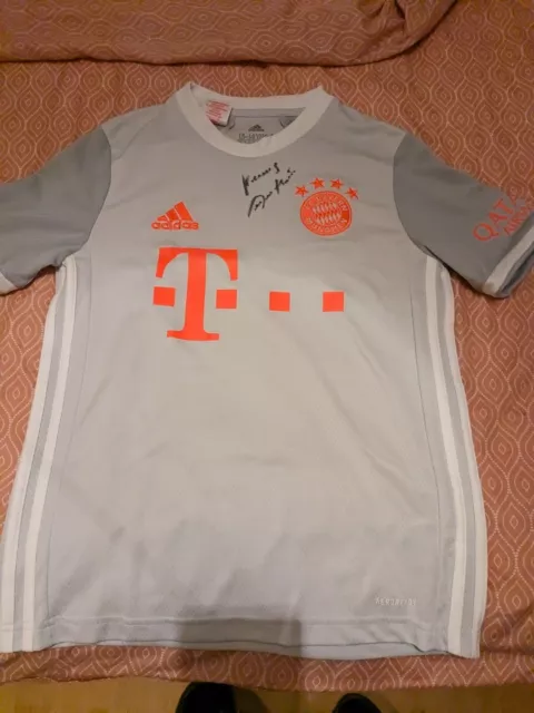 Trikot.Unikat. Orginales  Autogramm. FC Bayern München. Klaus Augenthaler. Neu