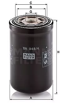 Filtro uomo Wh945/4 filtro idraulico di lavoro