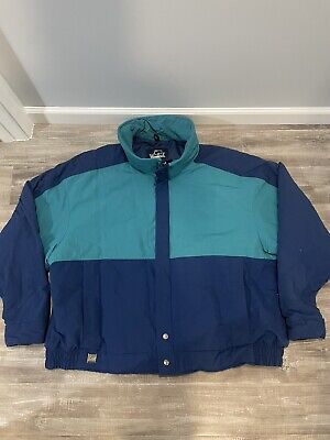 Vintage Woolrich Colorblock Puffer Ski Snow Waterproof Jacket Made USA Mens XXXL