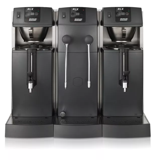 Bonamat Kaffeemaschine RLX 585 mit 2 Kaffeebrühsystemen, 2 Behältern mit Schaugl