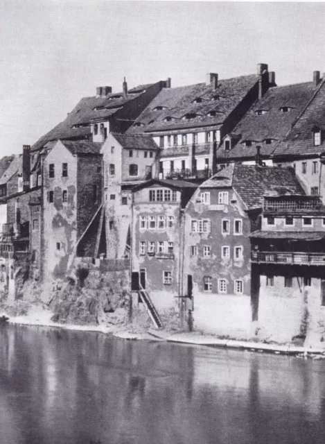 Görlitz- Die Gerberhäuser am Ostufer der Neiße (Schlesien) 1935