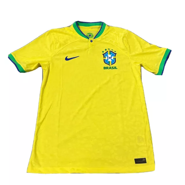 vintage Brazil 2000-02 home football shirt Nike men's Small soccer