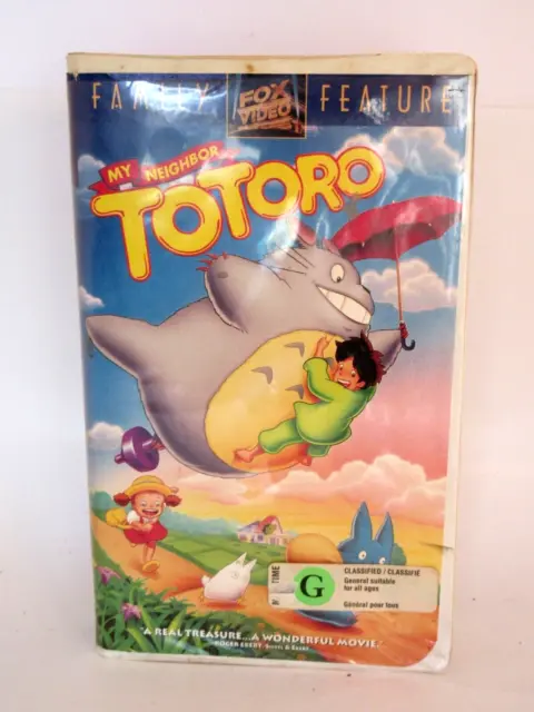 Old Vintage 1994 My Neighbor Totoro VHS Tape