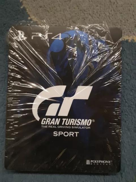 Gran Turismo GT SPORT SOLO STEELBOOK NO GIOCO NUOVO Playstation 4 PAL ITA (PS4)