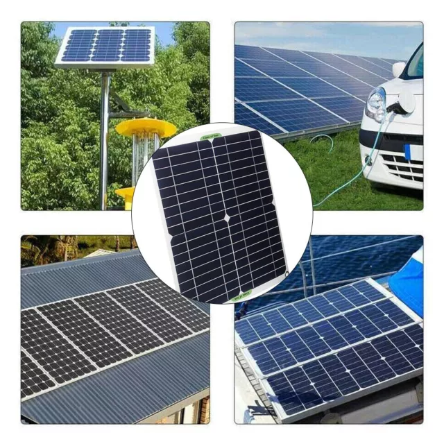 Efficient Energy Generation with 200W Solar Panel Kit and Blue Controller