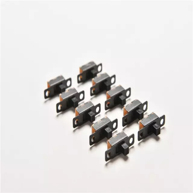 NEW 20pcs 5V 0.3A Black Mini Size SPDT Slide Switch On-Off 3-Pin PCB for _tu