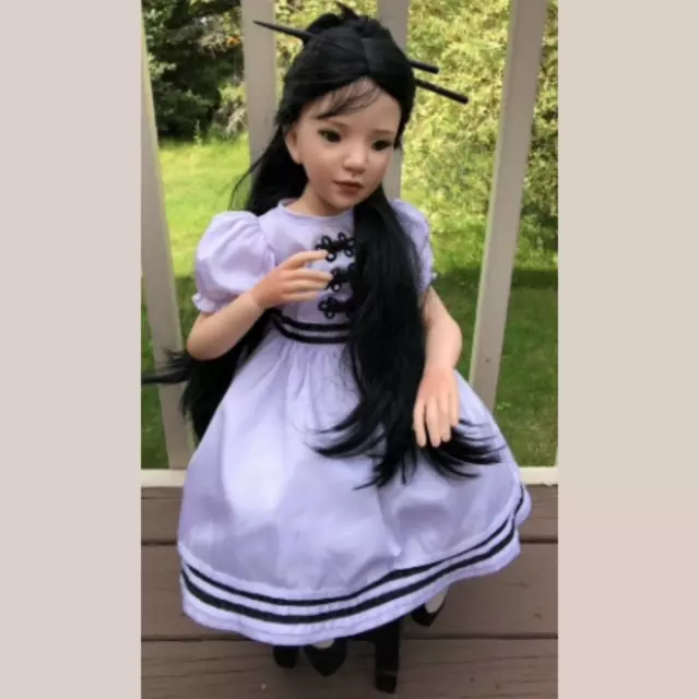 Vintage Master Piece Gallery Jane Bradbury Apple Blossom Porcelain Doll IOB COA