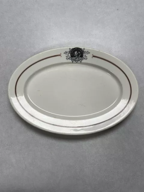 Antique Denver & Rio Grande R.r. Railroad Curecanti Oval Platter Syracuse China