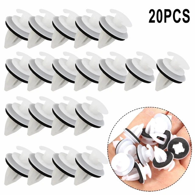 10-Pack Door Panel Trim Clips For BMW E34 E36 E38 E39 E46 M3 M5 Z3 X5 – White, Generic