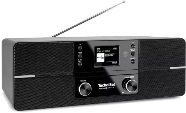 Technisat DIGITRADIO 371 CD IR - Stereo Internetradio DAB+, UKW, CD-Player, WLAN