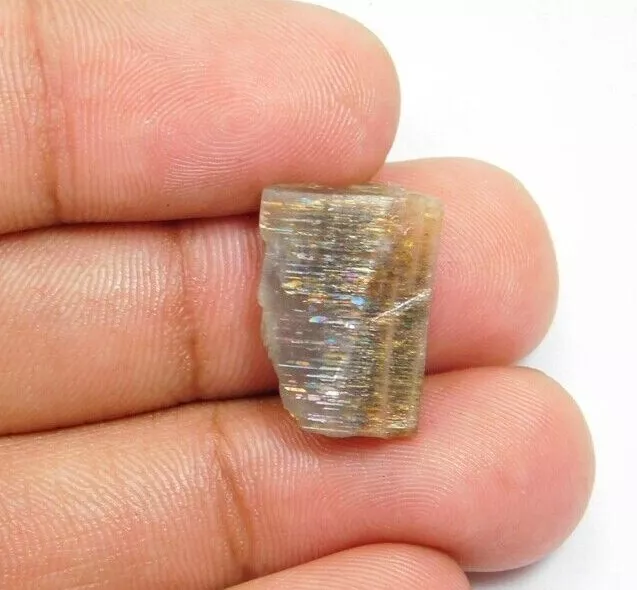 Amazing Natural Sunstone Moonstone Rough Loose Gemstone 10 Cts. ME-6488