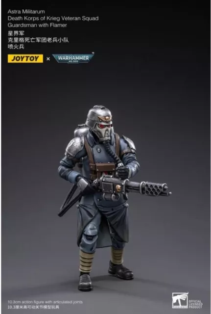 Joytoy WarHammer 1/18 Astra Militarum Death Korps of Krieg Veteran Squad #JT2672