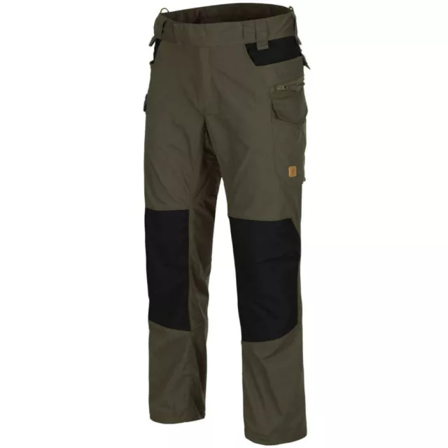 Helikon-Tex Pilgrim Pants - Taiga Green / Black DuraCanvas Bushcraft Outdoor