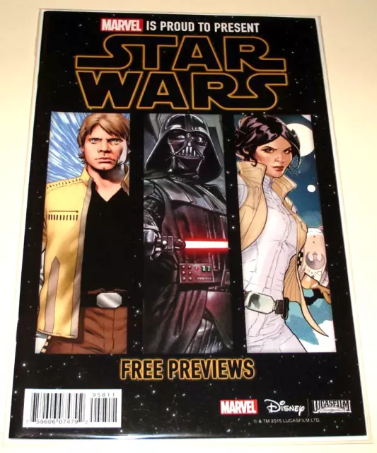 STAR WARS MOVIE SAMPLER # 1   Marvel PROMO Comic  (Feb 2016)  NM  Unstamped Copy