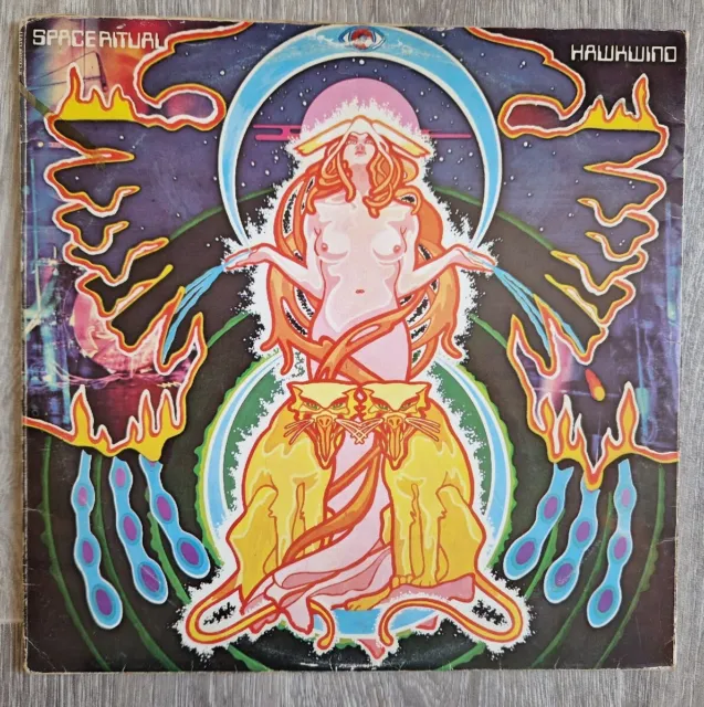 Hawkwind - Space Ritual original UK Press vinyl LP (fold out sleeve + inners)