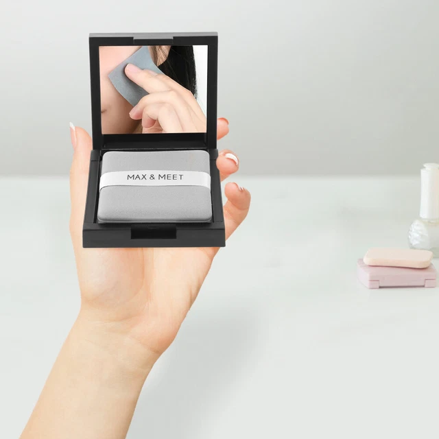 1 Set Spiegeletui-Design-Blotting-Gesichtspapier mit Nachfüllblättern