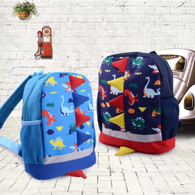 Kids Toddler Dinosaur Cartoon Animal Backpack Child Boys Girls School Bag Gift