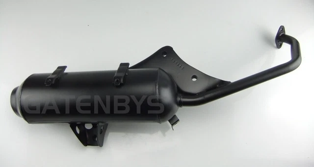Toro Full Exhaust System For GY6 125 Scooters (EFI) – Stainless Steel Round Silencer