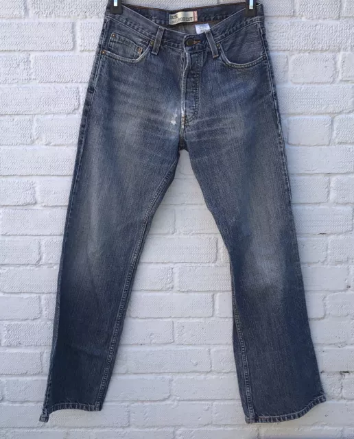 LEVIS 567 BLANK Red Tab Vintage Loose Bootcut Midwash Jeans W30 L32 £  - PicClick UK