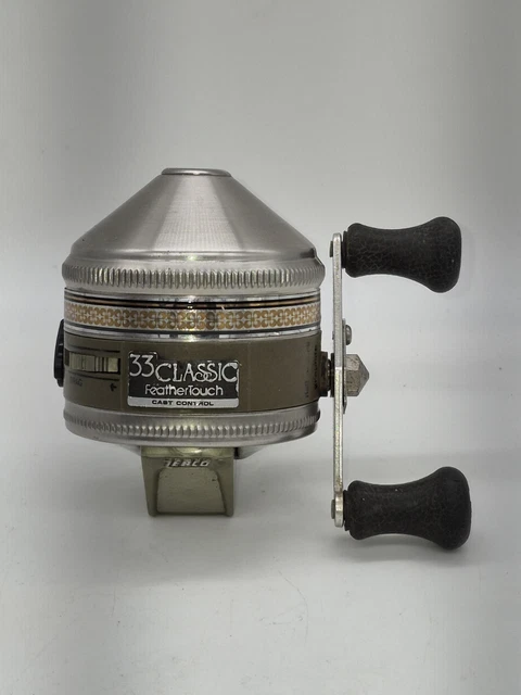 Moulinet De Pêche Vintage Zebco 33 - 1987 - Brunswick Corp USA - Spincast