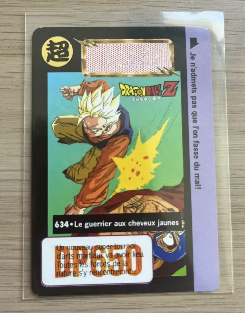 🇫🇷 Dragon Ball Carte 634 Le Guerrier Part 16 Carddass Bandaï 1995 FR