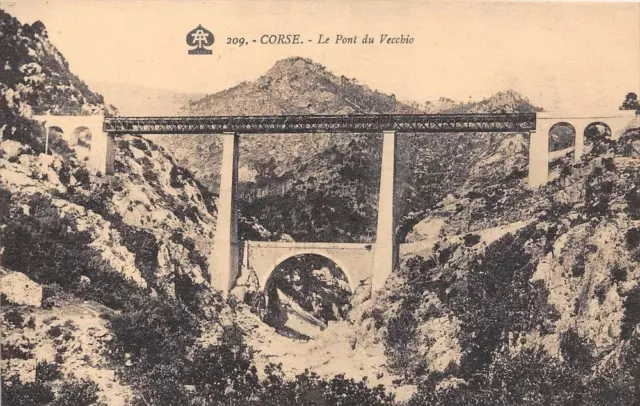 Cpa 20 Corse Le Pont Du Vecchio