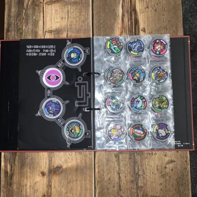 Yokai Watch Medallium Collection Book plus 41 discs 2015 vgc