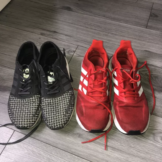 adidas trainers size 9 used 2 x Pairs