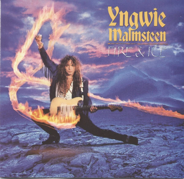Yngwie J. Malmsteen ‎CD 1992 Fire & Ice First Press US Elektra 9 61137-2