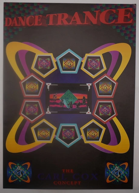 RAVE FLYER-DANCE TRANCE Carl Cox Concept -1993-Size A4-VGC-D £4.49 ...