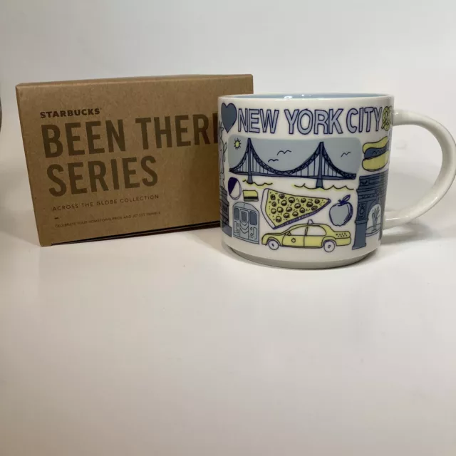 Starbucks New York City Been There Mug Taxi Subway Central Park NYC Liberty 14oz