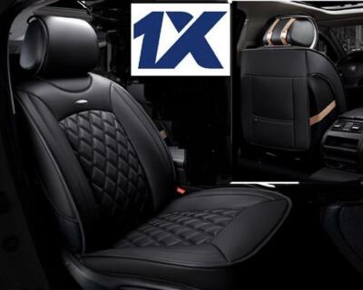 Sothat 2X Universel Nylon Impermeable Couverture de Siege Avant de Voiture et de Van Protecteurs Noir 