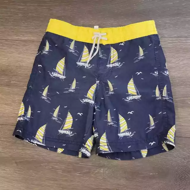 Janie & Jack 2T Sailboat Nautical Theme Swim Trunks