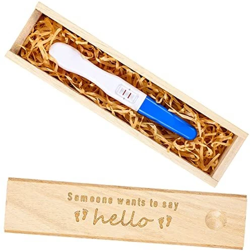 Pregnancy Test Keepsake Box, Surprise Announcement Gifts