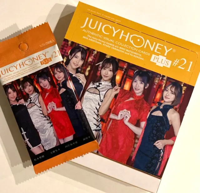 JUICY HONEY PLUS Trading Card 1 pack new Bikini Girl JAPANESE AV IDOL 6 pieces