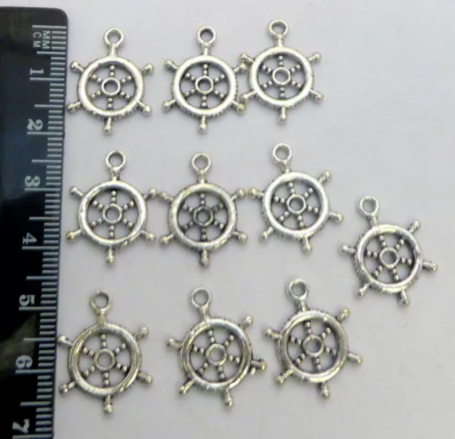 Tibetan Silver Charms MANY CHOICES see Drop-Down Menu for Jewellery Making Craft 3