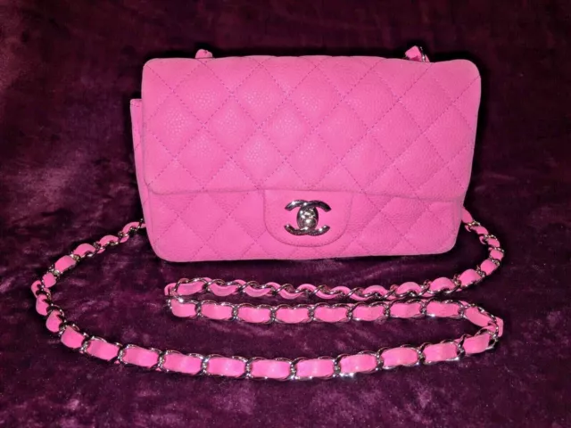 CHANEL Jumbo Pink Suede Caviar classic flap bag Leather ref.152382 - Joli  Closet