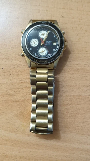 Seiko quartz world timer sports 150 best sale