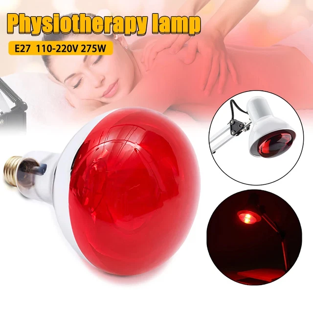 Therapie Infrarot Wärmelampe Glühbirne Birne Heizung Heizstrahler Lampe 275 W