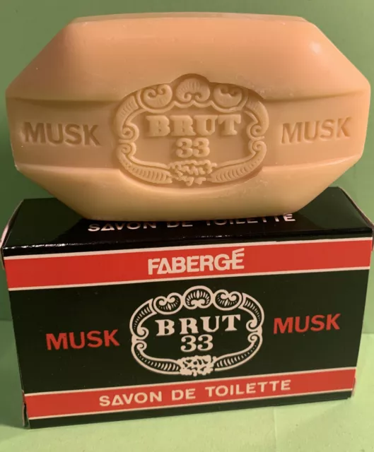 FABERGÈ SAPONETTA BRUT 33 MUSK - vintage anni 80 -