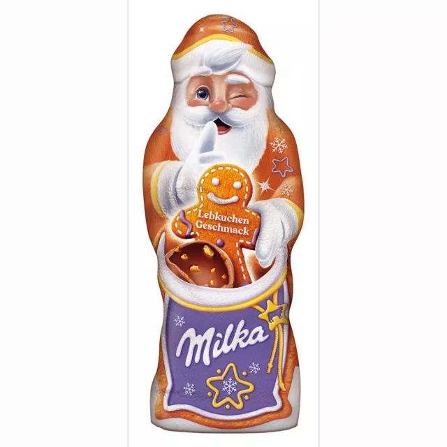 Milka Père Noël Lebkuchen Goût Figure Creuse 100g 14er Pack