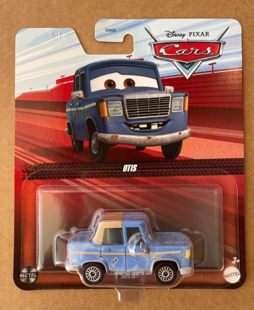 DISNEY PIXAR CARS OTIS with Tow Holes 2024 Diecast NEW Clear Red Card