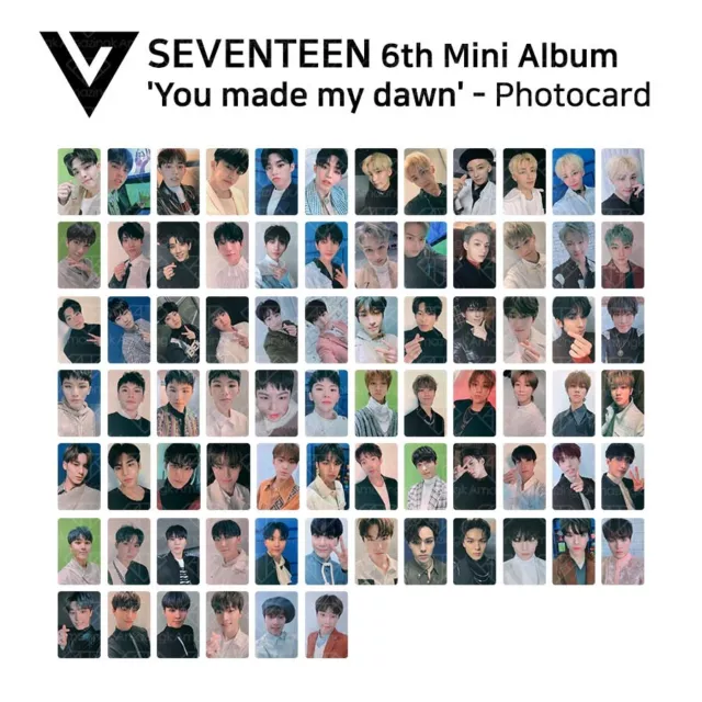 SEVENTEEN 6th Mini Album You Made My Dawn Official Photocard MEMBER SET KPOP