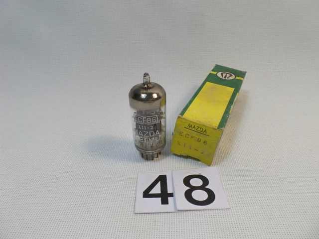 1 Tubes, lampe TSF Mazda PCC189 vintage valve tube amplifier NOS