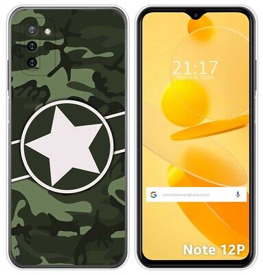 Coque Silicone pour Ulefone Note 12P Design Camouflage 01 Dessins