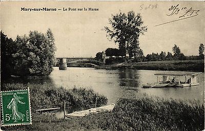 CPA 77460 MARY SUR MARNE Bords de Marne berger moutons ca1941 