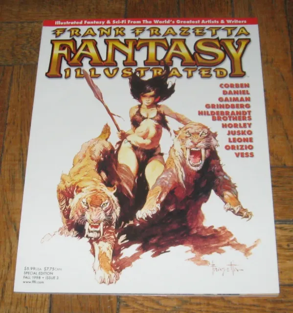 Frank Frazetta  Fantasy Illustated  Vol. 1 No. 3  Fall 1998