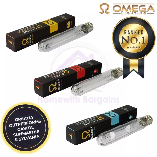 Ampoule halogénure métallique 250 W 400 W 600 W 1000 W OMEGA lumière double spectre super HPS