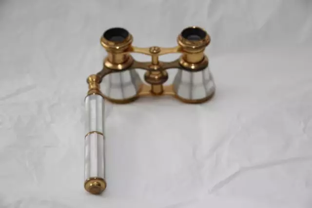 French Opera glasses Mother of pearl Opera binoculars Antique opera theatre gift